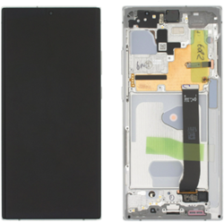 Sasmung Galaxy Note 20 Ultra (SM-N985F, SM-N986B) Display LCD Complete With Frame Without Camera White (Service-Pack)