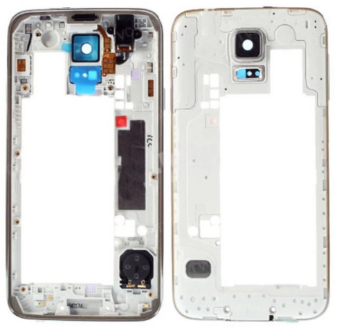 Samsung Galaxy S5 G900 Middle Frame White