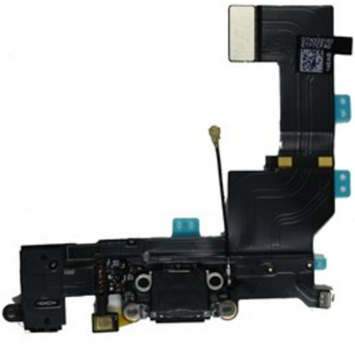 For Apple iPhone 5s Charging Connector Flex Black