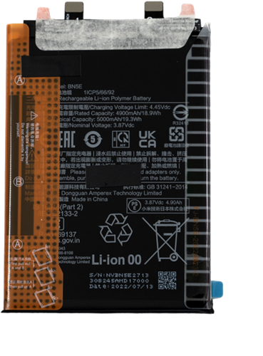Batteria (Model BN5E) compatibile con Xiaomi Redmi Note 11 Pro 5G, Xiaomi Poco X4 Pro 5G (OEM-Equivalent)-2
