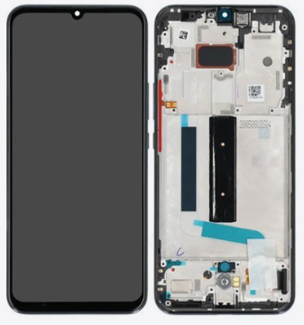Xiaomi Mi 10 Lite 5G Display LCD Complete with Frame Cosmic Gray (Service-Pack)