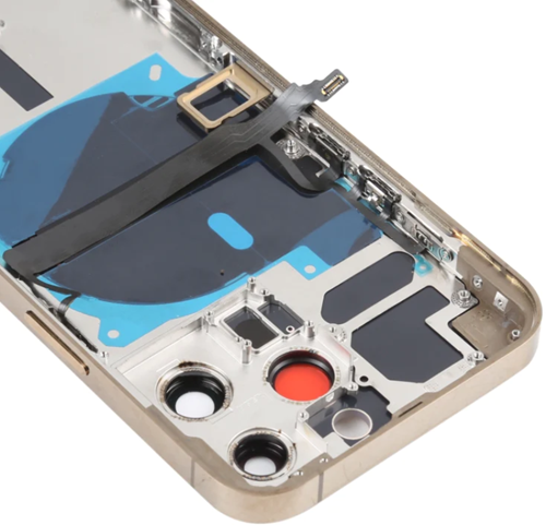 For Apple iPhone 13 Pro Rear Housing With Small Parts Gold (OEM)-3