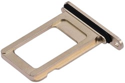 For Apple iPhone 14 Pro, 14 Pro Max Sim Card Holder Gold