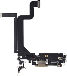 For Apple iPhone 14 Pro Max Charging Connector Flex Gold (OEM)