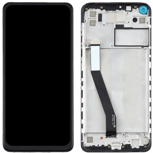 Xiaomi Redmi Note 9 (M2003J15SC), Redmi 10X 4G (2020) Display LCD Black With Frame (Service-Pack)