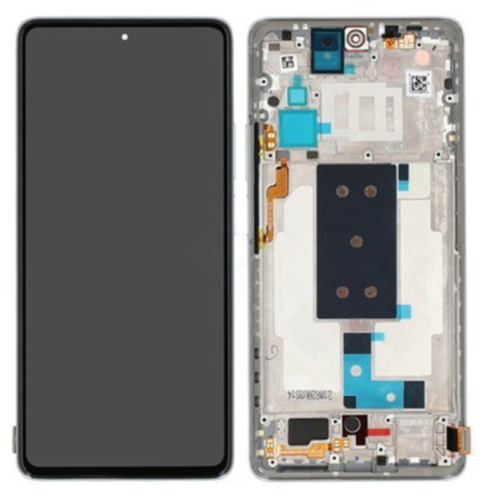 Xiaomi 11T Pro, 11T (2021) Display LCD With Frame Complete Gray (Service-Pack)