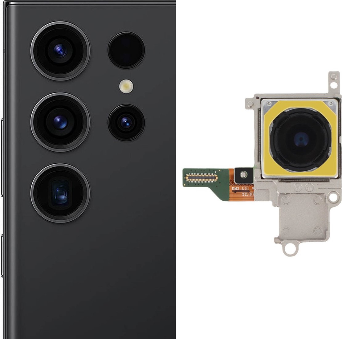 Samsung 200mp Camera Module Samsung Galaxy S23 Ultra (S918B) Main Back Camera 200MP (OEM ...