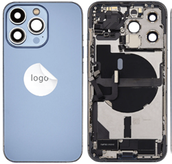 For Apple iPhone 13 Pro Rear Housing With Small Parts Blue (OEM)