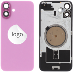 For Apple iPhone 16 Plus Back Cover With Camera Lens + MagSafe Magnet Pink (OEM-Premium)
