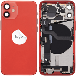 For Apple iPhone 12 Mini Rear Housing With Pulled Small Parts Red (OEM)