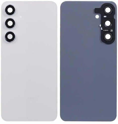 Samsung Galaxy S24 (S921B) Back Cover With Camera Lens Marble Grey (Silver)