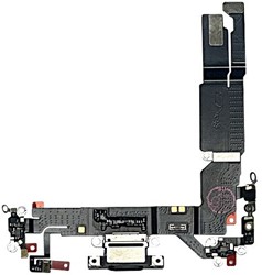 For Apple iPhone 16 Charging Connector Flex Black (Pulled)