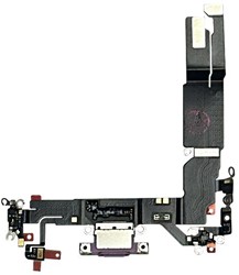 For Apple iPhone 16 Charging Connector Flex Pink (Pulled)