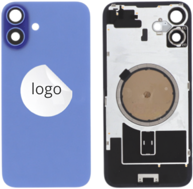 For Apple iPhone 16 Plus Back Cover With Camera Lens + MagSafe Magnet Ultramarine (OEM-Premium)