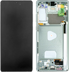 Samsung Galaxy Note 20 (SM-N980F), Note 20 (SM-N981B) LCD Display Complete With Frame Green (Service-Pack)