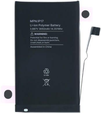 For Apple iPhone 17 Battery 661-56064 (OEM-Equivelant)