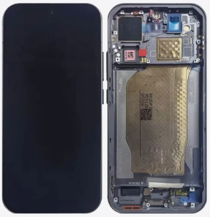 Xiaomi 17 5G (2025) Display LCD With Frame Complete Black (Service-Pack)