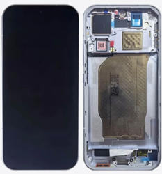Xiaomi 17 5G (2025) Display LCD With Frame Complete Blue (Service-Pack)