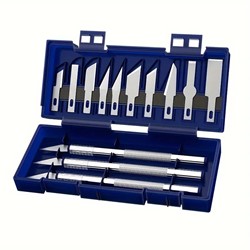 13-Piece Precision Metal Carving Knife Set