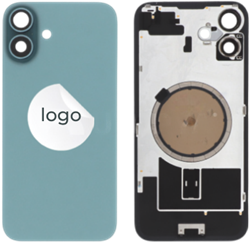 For Apple iPhone 16 Plus Back Cover With Camera Lens + MagSafe Magnet Teal (OEM-Premium)