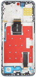 Honor 90 Lite, X8a Display LCD Complete With Frame Silver H-277 (OEM-Equivalent)