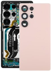 Samsung Galaxy S25 Ultra (S938B) Back Cover With Camera Lens Titanium Pink Gold (OEM-Equivalent)