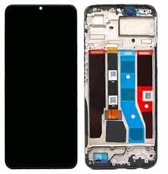 Realme C51 4G Display LCD With Frame Black R-176 (OEM)