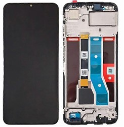 Realme Note 50 4G Display LCD With Frame Black R-180 (OEM)