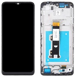 Motorola Moto E22, Moto E22i Display LCD With Frame Black (Service-Pack)