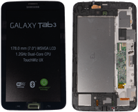 Samsung Galaxy Tab 3 7.0 WiFi (T210, P3210) Display LCD Complete Black (OEM)-2