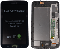 Samsung Galaxy Tab 3 7.0 WiFi (T210, P3210) Display LCD Complete Black (OEM)-3