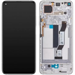 Xiaomi Mi 10T 5G, Mi 10T Pro 5G, Redmi K30s Display LCD With Frame Silver (Service-Pack)