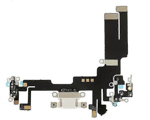 For Apple iPhone 14 Charging Connector Flex White (Pulled)
