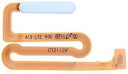 Samsung Galaxy A12 (A125), M12 (M127), A13 4G (A135, A137), A13 5G (A136B), A14 4G (A145F) Power Finger Print Sensor Flex Blue (OEM)
