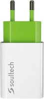 Soultech 2.1A Travel Charger SC214B  White+Green