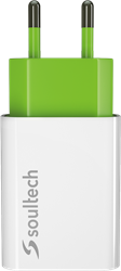Soultech 2.1A Travel Charger SC214B  White+Green