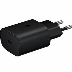 Samsung 25W Travel Adapter (w/o cable) EP-TA800NBEGEU Black (EU Blister)
