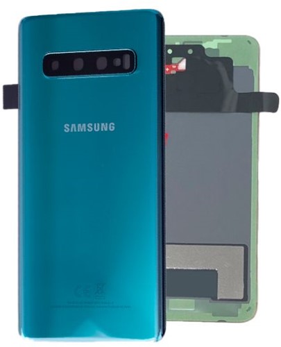 For Samsung Galaxy S10 (G973) Back Cover Prism Green (Service-Pack)