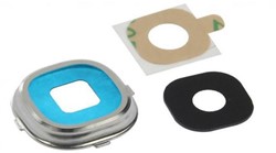 For Samsung Galaxy S4 (I9500) Camera Lens With Frame Silver