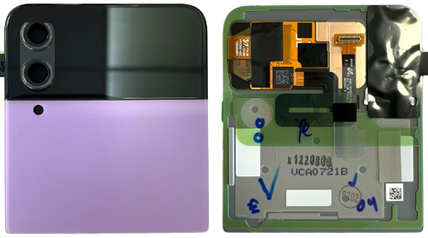 Samsung Galaxy Z Flip 4 (F721B) Back Sub Display LCD Bora Purple (Service-Pack)