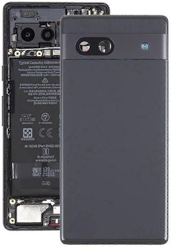 Google Pixel 7A Back Cover With Camera Lens (Black)