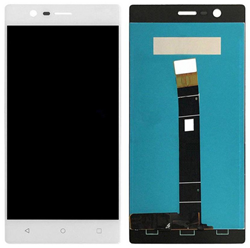 Nokia 3 Display LCD Without Frame White (OEM)