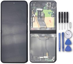 Samsung Galaxy Z Flip 7 FE (SM-F761B) Display LCD Inner Complete With Frame Black (Service-Pack)