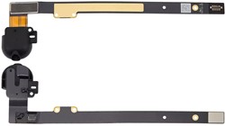 For iPad 10.2 (2021, 9th Gen) Audio Jack Flex Black (OEM)