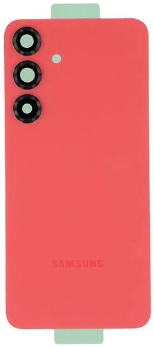 Samsung Galaxy S25 (S931B) Back Cover With Camera Lens Coral Red (OEM-Equivalent)