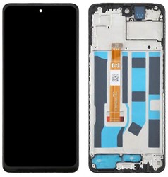 Oppo A60 4G Display LCD Complete With Frame Black O-181 (OEM-Equivalent)