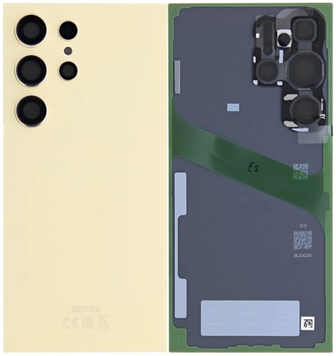 Samsung Galaxy S24 Ultra (S928B) Back Cover With Camera Lens Titanium Yellow (OEM)
