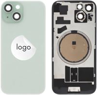 For Apple iPhone 15 Back Cover With Camera Lens + MagSafe Magnet Green (OEM-Premium)