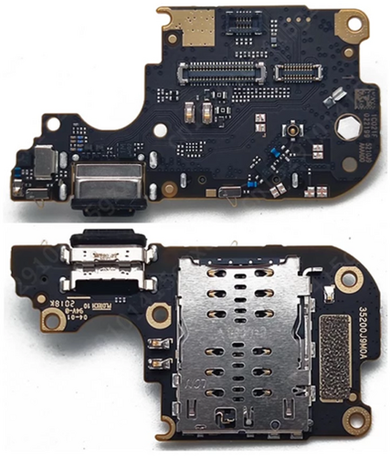 For Xiaomi Mi 10 Lite 5G (M2002J9G, M2002J9S) Charging Connector Board