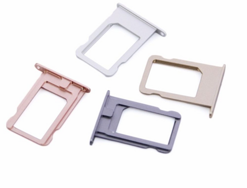SIM & Memory card Holder for Huawei P40 lite E Black